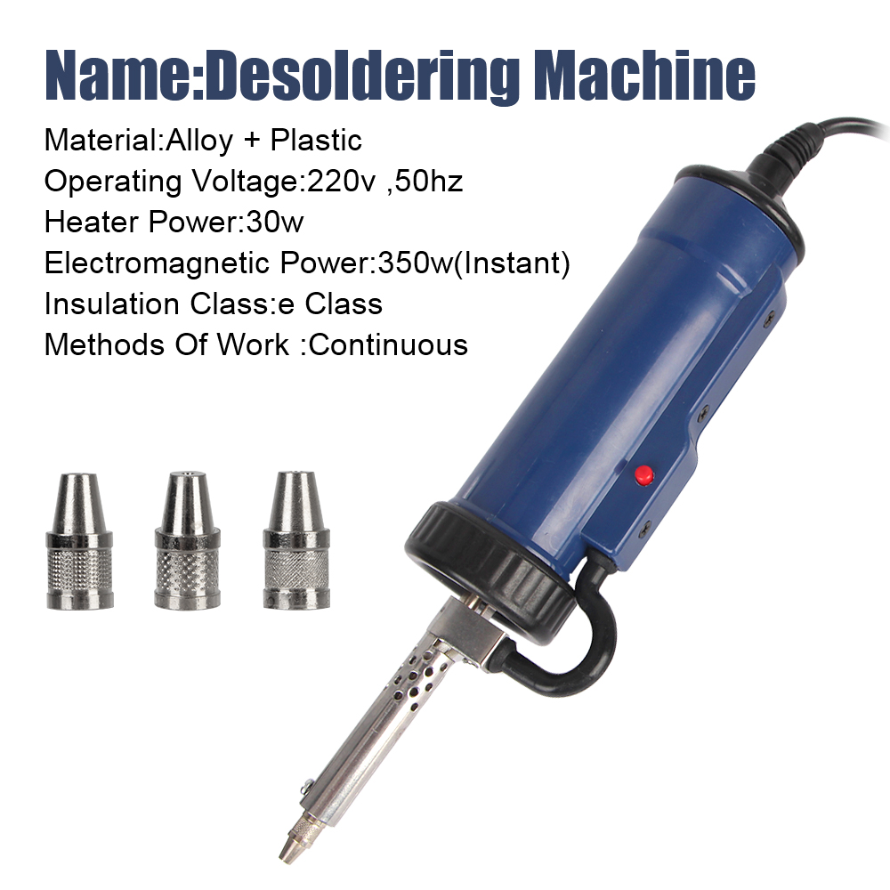 ماكينة إزالة اللحام الجديدة مص - مراجعة Desoldering Pump Electric Vacuum Station وسعره